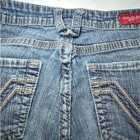 Y2K Vigoss Vigold Straight Cut Flying V Logo Vintage Jeans - Picture 7 of 13
